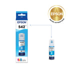 Epson - T542 Bouteille d’encre - Capacité standard - Cyan-Impression de milliers de pages éclatantes