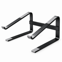 SHOPPINGALL  - Élévateur ergonomique pour ordinateur portable de 11 à 17 pouces - SA-LS5 - Noir-[Construction de haute qualité] Fabriqué à partir d'un alliage d'aluminium de haute qualité, le SA-LS5 garantit à la fois la durabilité et une apparence élégante adaptée à toute configuration de bureau.