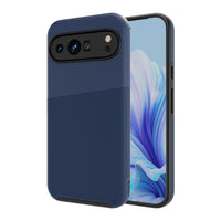 AXS - PROTech Plus Étui mince anti-choc avec double couches pour Google Pixel 9 / Pixel 9 Pro - Bleu Astral-Résistant aux chutes jusqu’a 10 pieds