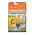 Melissa & Doug - Water Wow Safari-Livre d'activités avec 4 planches de coloriage sur le thème du safari et stylo à eau rechargeable