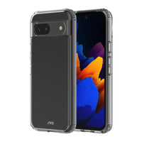 AXS - Étui ULTRA CLEAR & ARMORGlass Protecteur d'écran pour Google Pixel 8a-Étui résistant aux chutes avec des poches d’air absorbant les chocs
