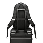 Swissdigital - Sac à dos noir SURSEE avec localisateur SDD-GARANTIE - Garantie limitée de deux ans. Vous trouverez des informations sur la garantie sur le site web du fabricant et sur les étiquettes des produits.