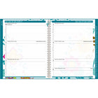 AT-A-GLANCE - Agenda scolaire hebdomadaire/mensuel Evelina 2025-2026 - 11 po H x 8 1/2 po l - sarcelle - bilingue-Couverture sarcelle