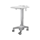 Amer Mounts - Chariot médical sur pied léger avec support de barre pour ordinateur portable-Capacité de charge globale 1~9,5 kg (2,2~20,94 lb)
