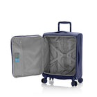 Heys - Bagage à main Xero Elite 2.0 21" - Bleu-Poignée de transport supérieure, poignée de transport latérale et poignée inférieure rembourrées douces au toucher
