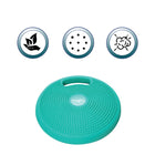Bouncyband - Coussin sensoriel portable Wiggle Seat, vert-Le disque ergonomique permet au corps de se stabiliser, améliorant ainsi la posture et la force du tronc