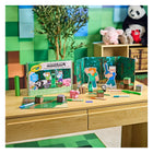 Crayola - Ensemble sculpture et jeu Minecraft-Comprend 9 sachets de pâte Model Magic, 5 marqueurs Pip-Squeak Skinnies, 1 scène de fond, 2 personnages sur pied à colorier, 2 outils de modelage et un guide de sculpture