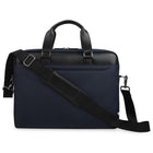Bugatti - Maletlette de la collection Hudson pour ordinateur portable jusqu’à 15,6 po - Bleu marine-Fabriqué en polyester et garnitures en cuir synthétique 