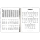 AT-A-GLANCE - Recharge hebdomadaire/mensuelle de direction 2026 pour G545-2 pages/semaine/mois - 8 3/4 po H x 6 7/8 po l - anglais-Double reliure à spirale