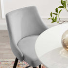 Modway - Adorn Performance Velvet Tabouret de bar - Gris clair - Ensemble de 2-Tissu résistant aux taches durable