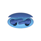 Belkin - SoundForm Nano​ Écouteurs sans fil pour enfants - Bleu-Les écouteurs offrent jusqu'à 5 heures d'autonomie de lecture non-stop, avec 19 heures supplémentaires d'autonomie dans l'étui de chargement.
