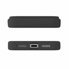 Avana - Étui Velvet MagSafe pour iPhone 17 Pro - Cendre-Le rebord et les bords surélevés protègent votre écran