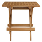 Modway - Vienna Terrasse extérieure Bois de teck Table d’appoint - Naturel-7
