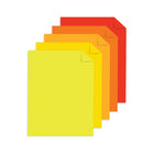 Astrobrights - Papier couleur  - 8,5 x 11 po - Solar Sparks - Paquet de 100-100 feuilles