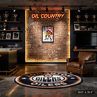 Connor McDavid 20x29 sur toile Oilers 2023 Heritage Classic-V - Toile encadree - 22" x 31"-Dimensions finales: 22.5x31.5