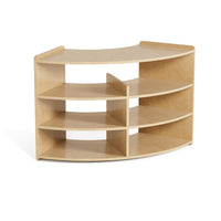 Mitybilt - De Rangement Courbe Boréal 3 - 48 po L x 23 po I x 20 po H-Structure en contreplaqué de 0.75 po