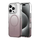 AXS - Crystal Shield Étui D3O fabriqué avec du plastique recyclé MagSafe compatible pour Apple iPhone 16 Pro - Nu Dégradé Dégradé-Design minimaliste offrant une protection contre les chutes de 6 pieds