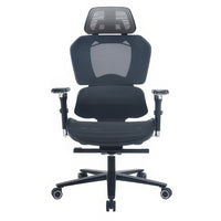 TygerClaw - DuoFlex Chaise de jeu ergonomique à dossier haut - Noir/Bleu-Cette chaise assure un soutien personnalisé aux joueurs, offrant un confort durable lors de sessions intenses