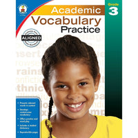 Livre numérique : Carson Dellosa - Academic Vocabulary Practice, 104808-EB, 3e année-Vous recevrez deux courriels : le premier confirmant la totalité de votre commande et le second comportant un lien de téléchargement. Vous pourrez utiliser le lien de téléchargement immédiatement ou plus tard, comme vous le voulez.