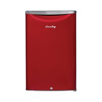 Danby - Réfrigérateur compact classique contemporain de 4,4 pi³ - Noir/Rouge métallisé-Certifié ENERGY STAR, écoénergétique pour vous aider à économiser de l’argent sans compromettre le rendement