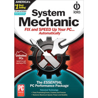 Lolo - System Mechanic avec Anti-Virus et AntiSpyware Unlimited-Optimisation PC : Effectue automatiquement une analyse complète pour identifier et corriger les problèmes pouvant ralentir votre PC, tels que les erreurs de registre, les fichiers inutiles et les disques fragmentés