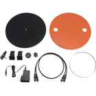 JBL - Spinner BT Platine Bluetooth - Noir/Orange-Dimensions de l'emballage: 10 po H x 21,5 po l x 17,9 po P (254 mm H x 545 mm l x 455 mm P)