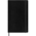 Moleskine - Carnet Souple Grand Format À Pages Lignées Et Blanches - 5 po x 8,25 po - Noir-192 feuilles