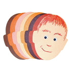 Roylco – Bloc-notes de visages 5 x 8 po, couleurs variées, 50 feuilles (R-51449)-Enfants de 4 ans et plus et toutes les années