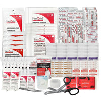First Aid Central - Remplissage pour Trousse de premiers soins règlementaire CSA - Type 2 - De Base - Moyenne-Pour les lieux de travail à faible risque suivant les normes CSA et comptant de 26 à 50 travailleurs par quart de travail.
