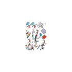 Adhésifs pour fenêtre, personnages de chat dans le chapeau, paquet de 96-Nos accroches ne sont PAS seulement pour les fenêtres !