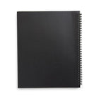 TRU RED - Cahier de notes à couverture souple, grand format, pages réglées, noir-Couverture souple noire, papier couché