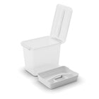 Curver - Latchmate+ - Transparente - 26 qt-Les loquets agissent comme une charnière vous permettant d’accéder facilement aux articles sans avoir à retirer le couvercle