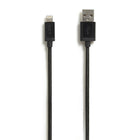 NXT Technologies - Câble tresse Lightning à USB, 4 pi, noir-Le câble tresse de 4 pi resiste aux accrocs et aux enchevêtrements
