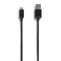 NXT Technologies - Câble tresse Lightning à USB, 4 pi, noir-Le câble tresse de 4 pi resiste aux accrocs et aux enchevêtrements