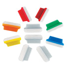 Oxford - Onglets autocollants pré-coupés  - 1 1/2 po - transparent - paquet de 10-Onglets autocollants pré-coupés