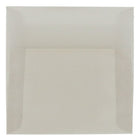 JAM Paper Enveloppes carrées, 8,5 x 8,5 po, argenté platine translucide, 1000/paquet-Enveloppe d’invitation