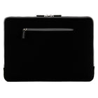 Housse de Protection Ordinateur, suède, Vangoddy Pochette PC Portable Ultrabook Sacoche Laptop Compatible 13,3 po, NoiretGris-Le compartiment arrière zippé est idéal pour contenir des accessoires