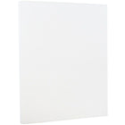 JAM Paper Papier couverture cartonné recyclé, vergé, 8 1/2 x 11 po, blanc lumineux, 100 feuilles/paquet-Taille : 8 1/2 x 11 po