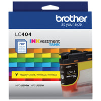 Brother - LC404YS Cartouche d’encre jaune à rendement standard d'origine-Impression à jet d’encre couleur de qualité professionnelle, jusqu’à 750 pages