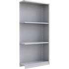 Metalware – Étagère sans boulons RK210, 4 tablettes, 36 x 12 x 76 po, gris pâle-Système de tablettes réglables offrant un espace de rangement solide, mais économique qui convient à vos besoins