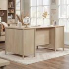 Sauder 66"W La Collection Whitaker Point Bureau Ministre - Finition Natural Maple-   Quatre tiroirs équipés de glissières à extension complète