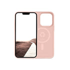 Dbramante1928 - Monaco MagSafe pour iPhone 15 - Sable rose-Monaco est une étui en silicone fabriquée à partir de silicone recyclé et de matériaux plastiques recyclés, dotée d'une conception de protection contre les chocs à 3 couches et d'un aimant MagSafe intégré