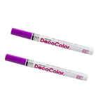 JAM Paper Marqueurs de Peinture Opaque à Traits Fins, Violet chaud, 2 / paquet (7665896a)-Couleur :  Rose chaud
