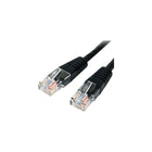 StarTech  Câble de raccordement anti-accrochage M45PATCH6BK de catégorie 5e, 6 pi, noir-Deux connecteurs RJ-45 mâles assurent une connectivité transparente