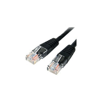 StarTech  Câble de raccordement anti-accrochage M45PATCH6BK de catégorie 5e, 6 pi, noir-Deux connecteurs RJ-45 mâles assurent une connectivité transparente
