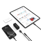 Adam Elements Chargeur OMNIA X6 A Ultra Compact Double Port USB-C et USB-A PD 65W - Noir-65 W (Port USB-C = 65 W / Port USB-C = 45 W et Port USB-A = 18 W / USB_A = 18 W)