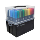 Tombow - Coffret de transport pour marqueurs à double pointe-Base de genre accordéon qui se déplie pour une utilisation sur le bureau
