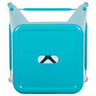 Flash Furniture Tabouret De Bar 24" - Empilable-Sarcelle - Paquet De 4 (4ET3132024TLR)-Conception sans dossier à gain de place