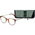 SAV Eyewear - Lunettes anti-lumière bleue trifocales Venice - + 1,50 - Marron brillant-3 forces dans une seule paire de lunettes de lecture