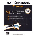 Dynamic Math book Manitoba 7e année-Le classeur contient des instructions, des exemples et des questions pratiques